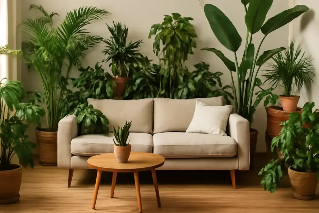 Piante tropicali in soggiorno: come creare un mini-jungle senza difficoltà inutili