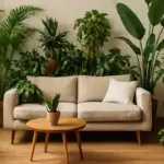 Piante tropicali in soggiorno: come creare un mini-jungle senza difficoltà inutili