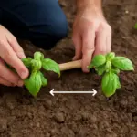 Qual è la distanza giusta tra le piante di basilico? Previeni i raccolti scarsi