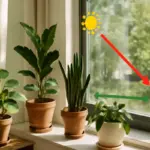 Qual è la posizione migliore per le piante da interno vicino alle finestre? Evita i danni da luce diretta con questo semplice accorgimento