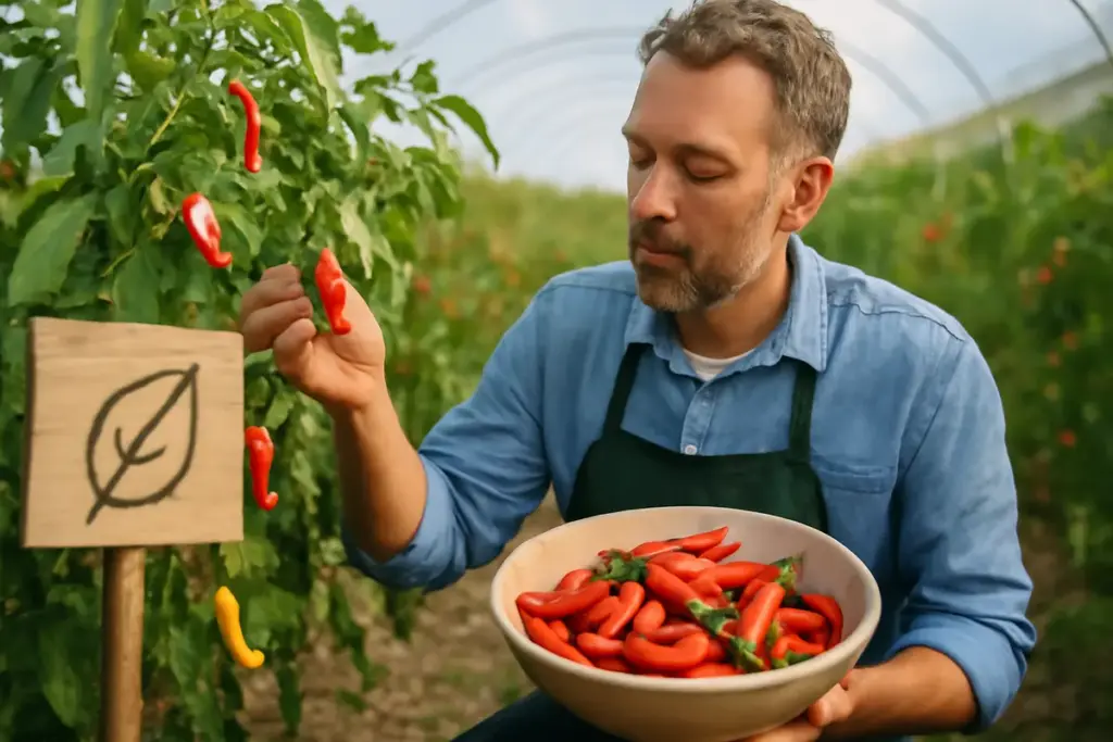 Coltivazione biologica dei peperoncini: vantaggi nascosti per gusto e salute
