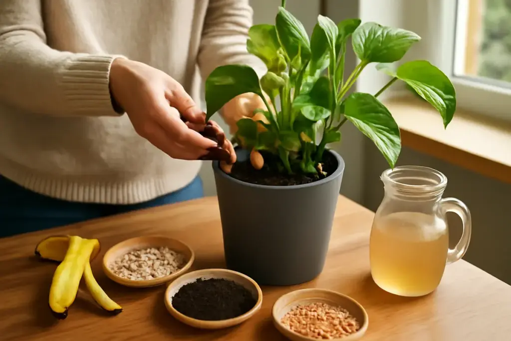 Quali concimi naturali usare per le piante da appartamento? Migliora la crescita senza prodotti chimici