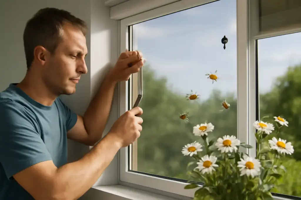 Reti anti-insetto: come installarle in modo corretto per non ostacolare l’impollinazione naturale