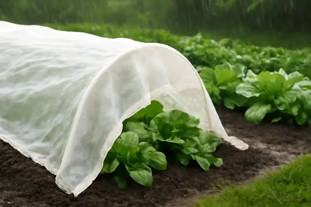 Coperture tessili per ortaggi: come evitare muffe e gestire l’umidità nei periodi più piovosi