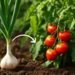 Aglio nell’orto: perché piantarlo accanto a pomodori migliora la crescita