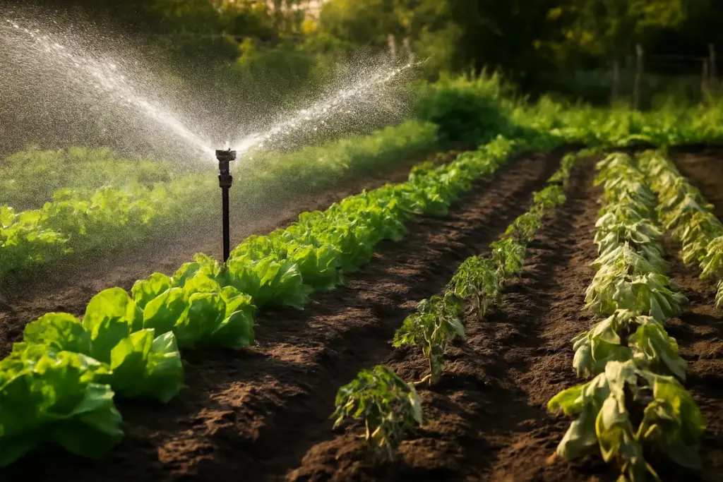 Sistema di irrigazione a pioggia per orto: quando conviene davvero e quando invece è meglio evitarlo
